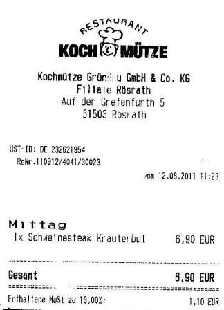 mlfd Hffner Kochmtze Restaurant